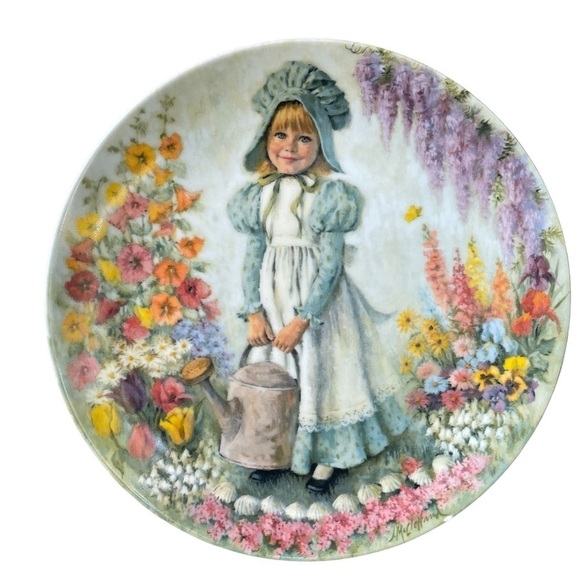 Mary, Mary Mother Goose Collector Plate Vintage - Picture 2 of 6